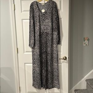 ODDY Leopard Print Jumpsuit